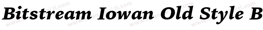 Bitstream Iowan Old Style BT字体转换